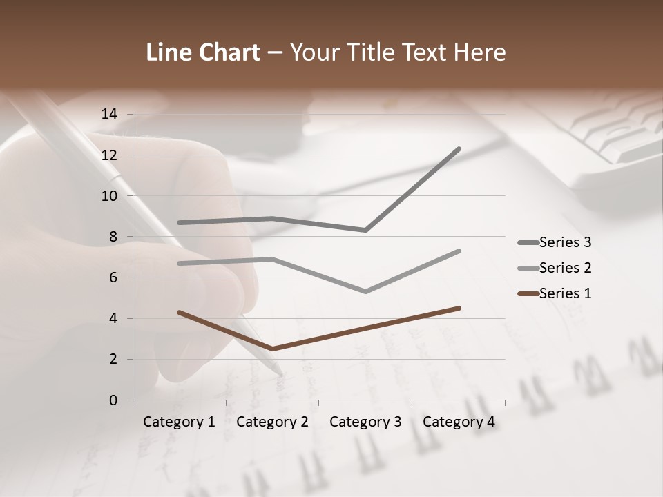 A Person Writing On A Piece Of Paper With A Pen PowerPoint Template