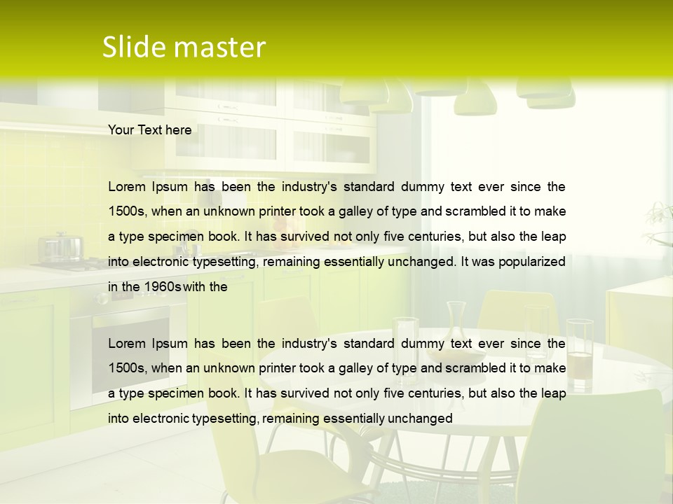 Heavy Truck Engine Isolated PowerPoint Template