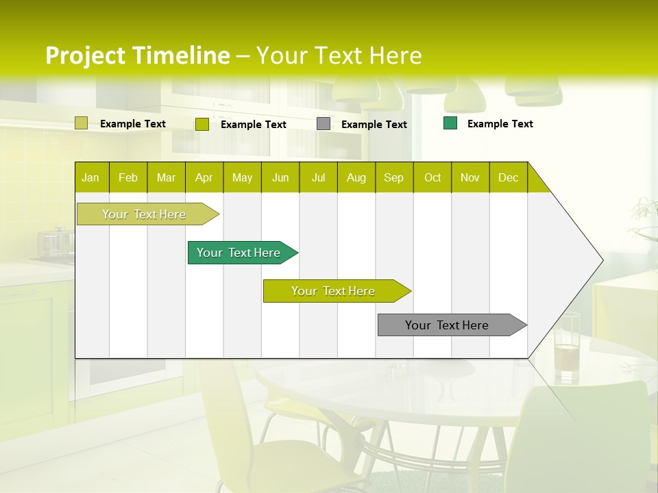 Heavy Truck Engine Isolated PowerPoint Template