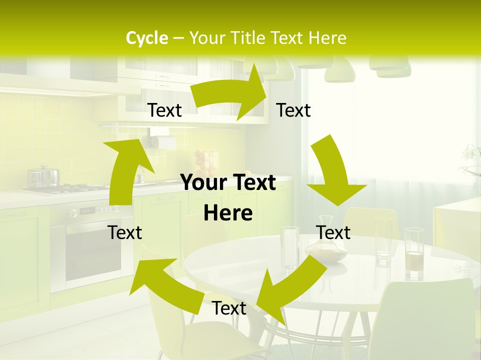 Heavy Truck Engine Isolated PowerPoint Template