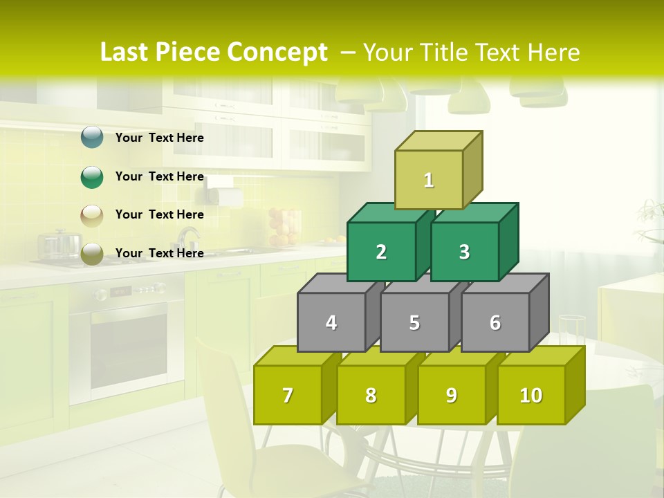 Heavy Truck Engine Isolated PowerPoint Template