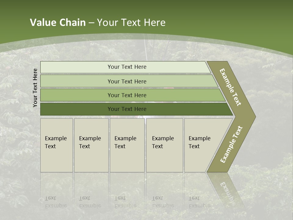 A Man Riding A Zip Line In The Middle Of A Forest PowerPoint Template