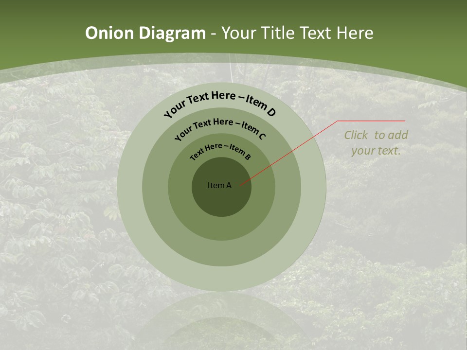 A Man Riding A Zip Line In The Middle Of A Forest PowerPoint Template