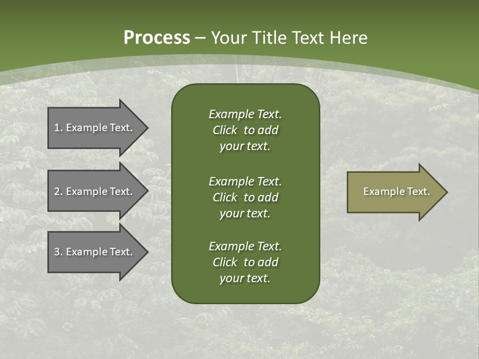 A Man Riding A Zip Line In The Middle Of A Forest PowerPoint Template