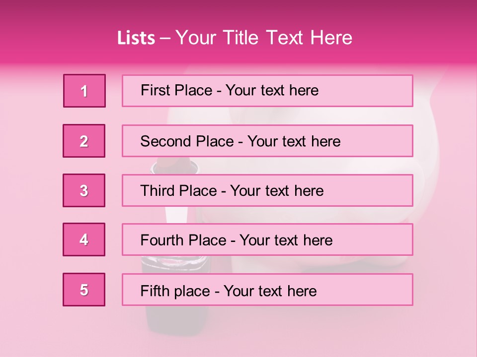 A White Piggy Bank With A Lipstick On It PowerPoint Template