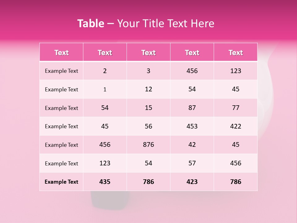 A White Piggy Bank With A Lipstick On It PowerPoint Template