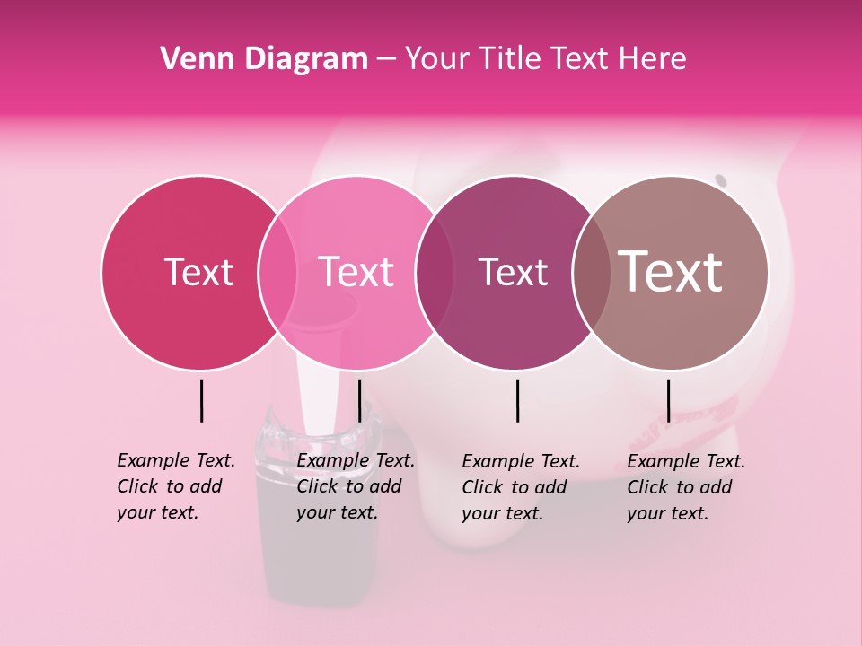 A White Piggy Bank With A Lipstick On It PowerPoint Template