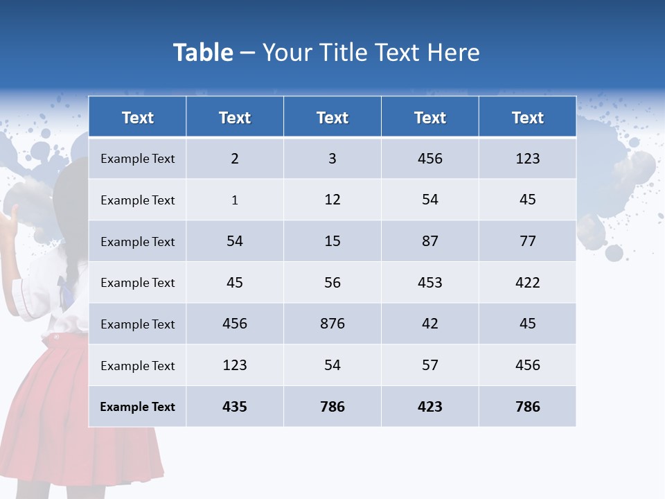 Tick On Skin PowerPoint Template