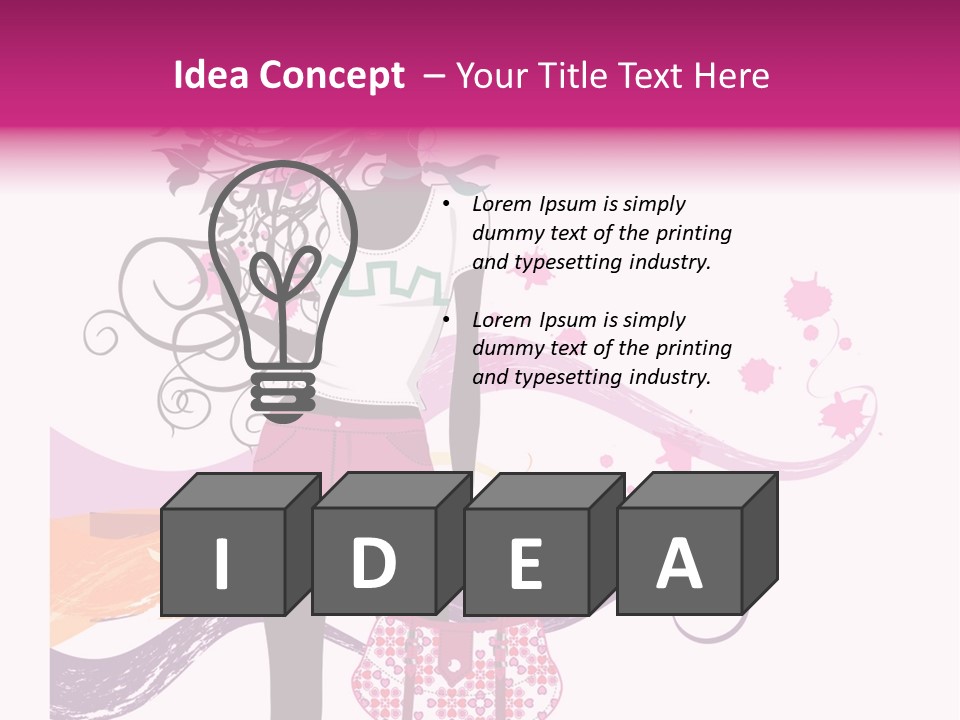 Tick On Skin PowerPoint Template