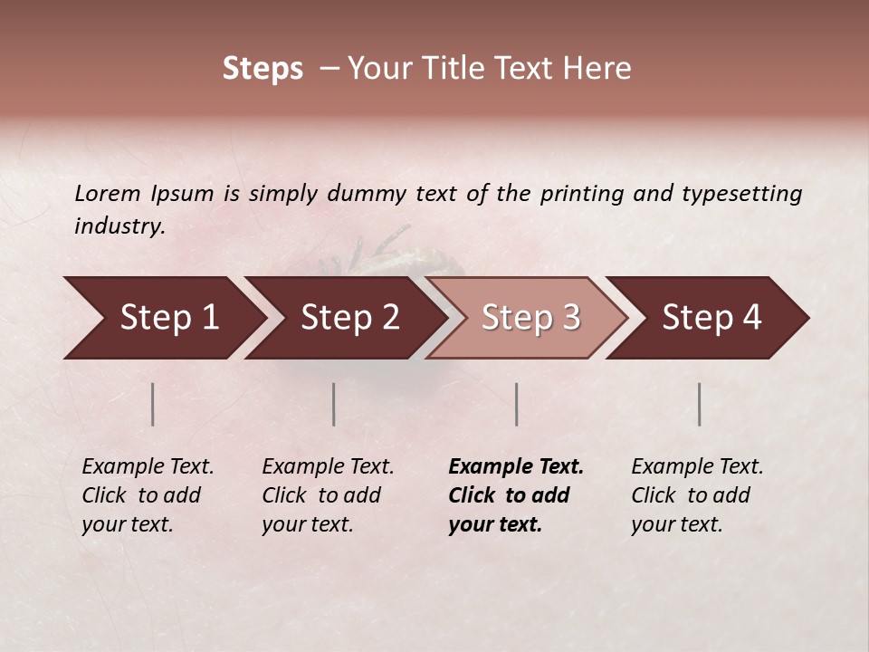 Tick On Skin PowerPoint Template