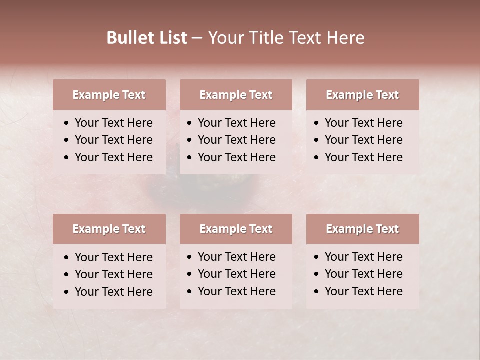 Tick On Skin PowerPoint Template