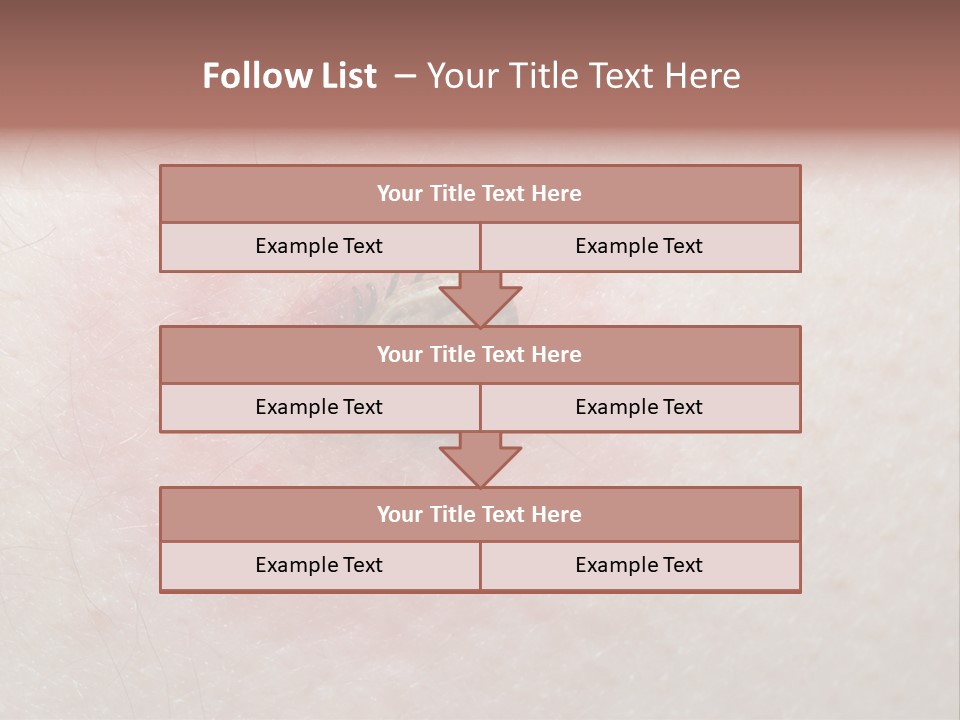 Tick On Skin PowerPoint Template