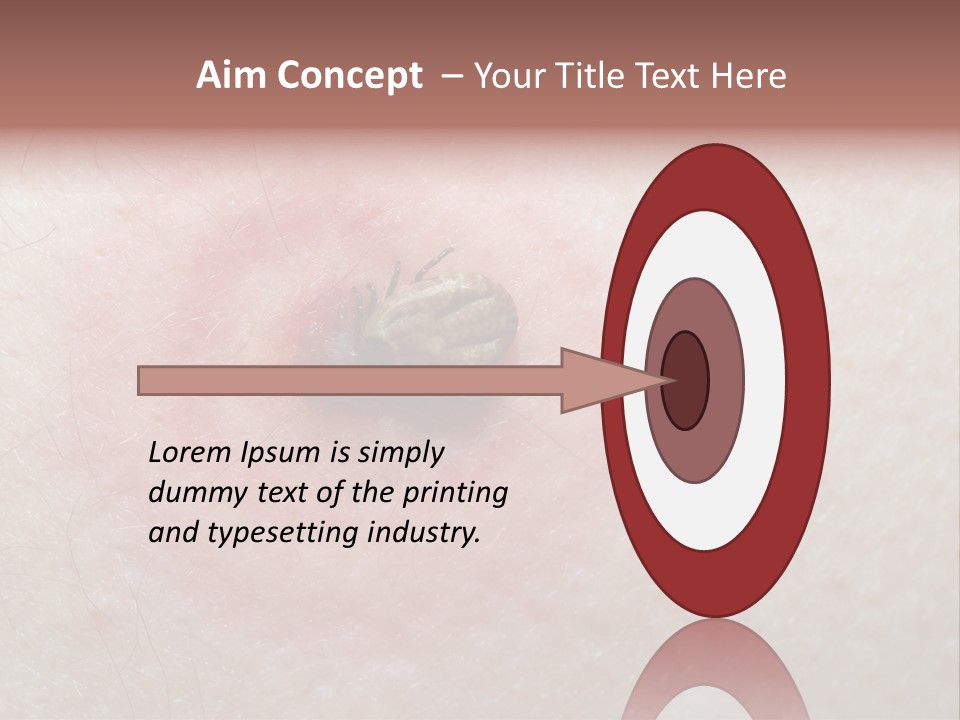 Tick On Skin PowerPoint Template