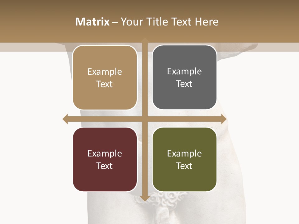 Marmoreal Torso Of The Italian Renaissance Age, Period Immediately Following The Middle Ages PowerPoint Template