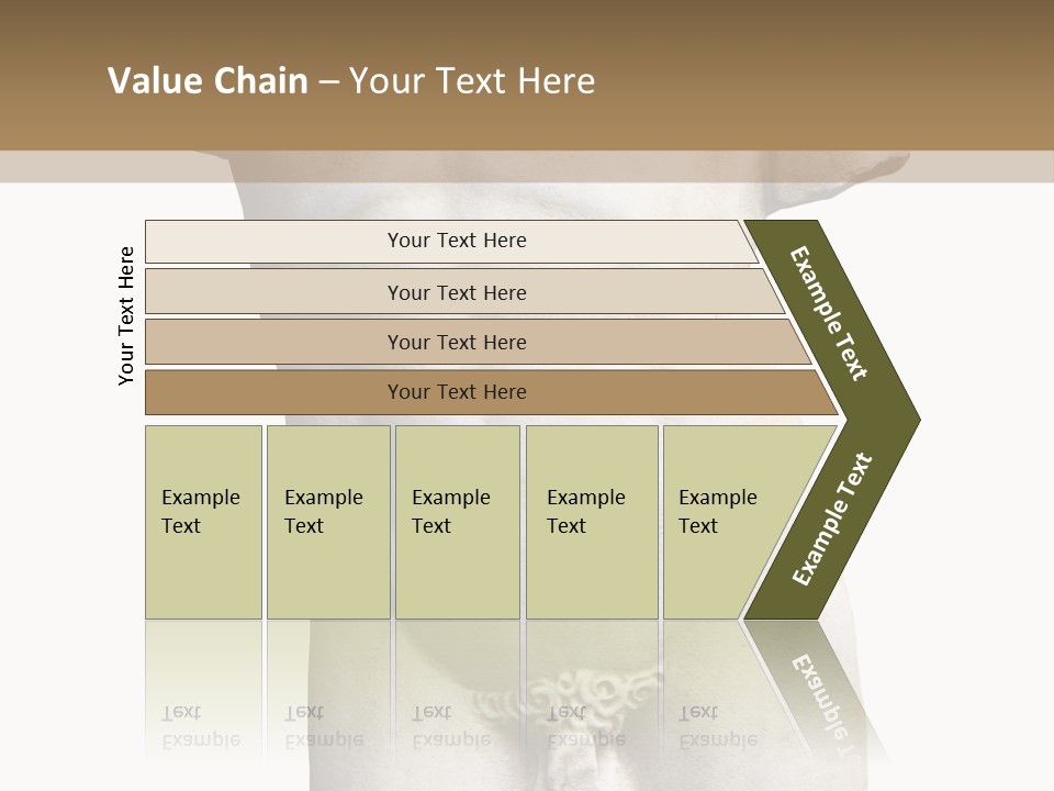 Marmoreal Torso Of The Italian Renaissance Age, Period Immediately Following The Middle Ages PowerPoint Template