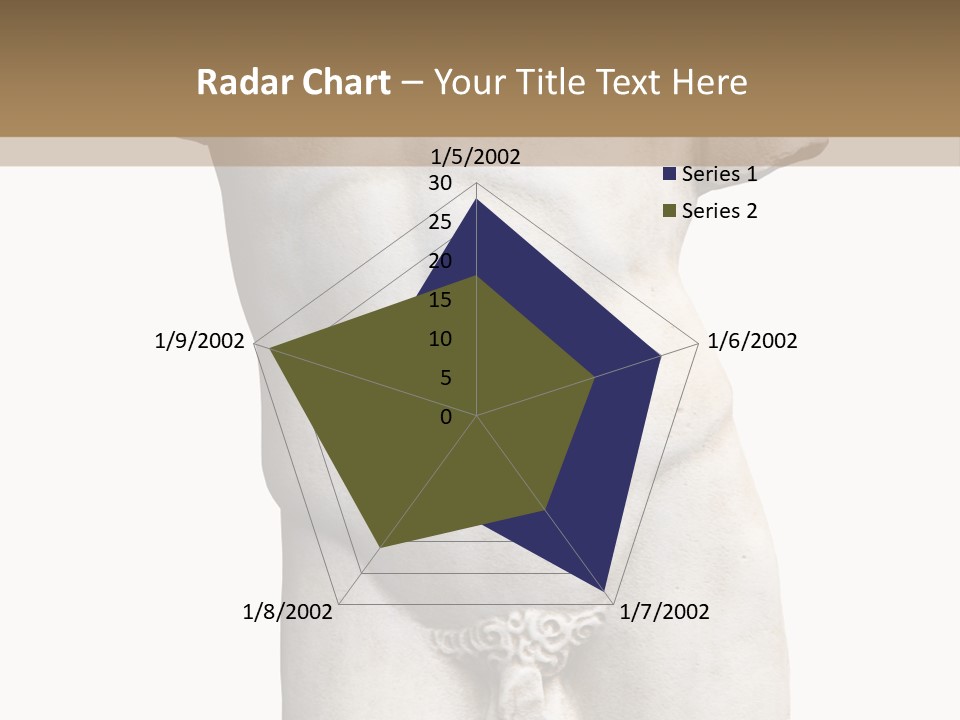 Marmoreal Torso Of The Italian Renaissance Age, Period Immediately Following The Middle Ages PowerPoint Template