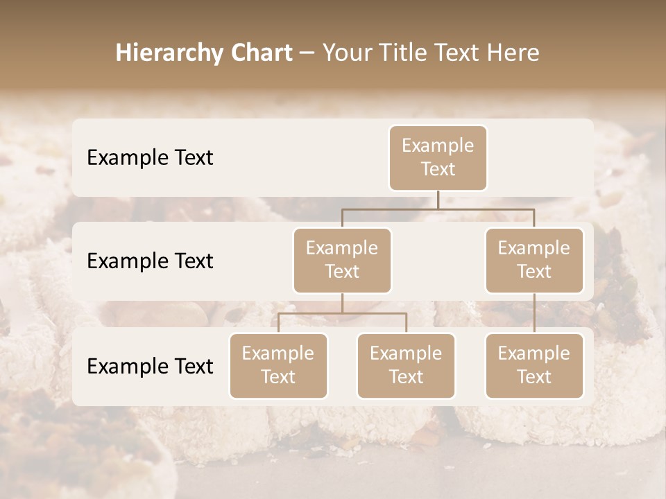 Turkish Delight Sweets In Close-Up PowerPoint Template