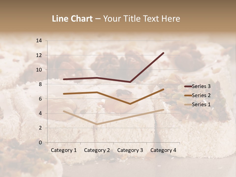 Turkish Delight Sweets In Close-Up PowerPoint Template