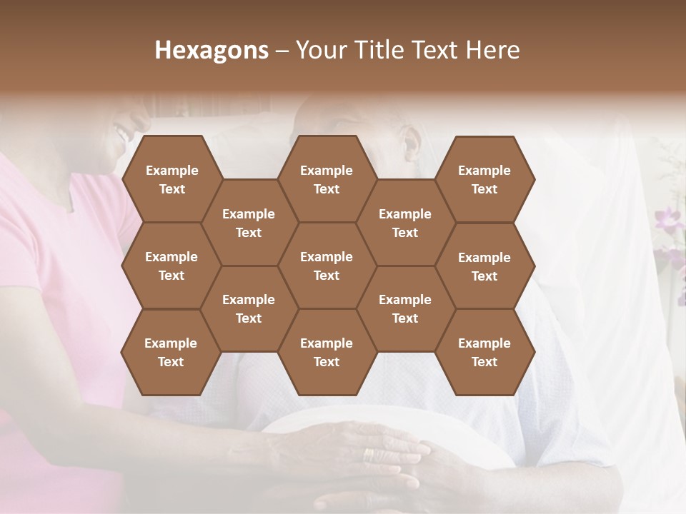 Senior Couple In Hospital Room PowerPoint Template