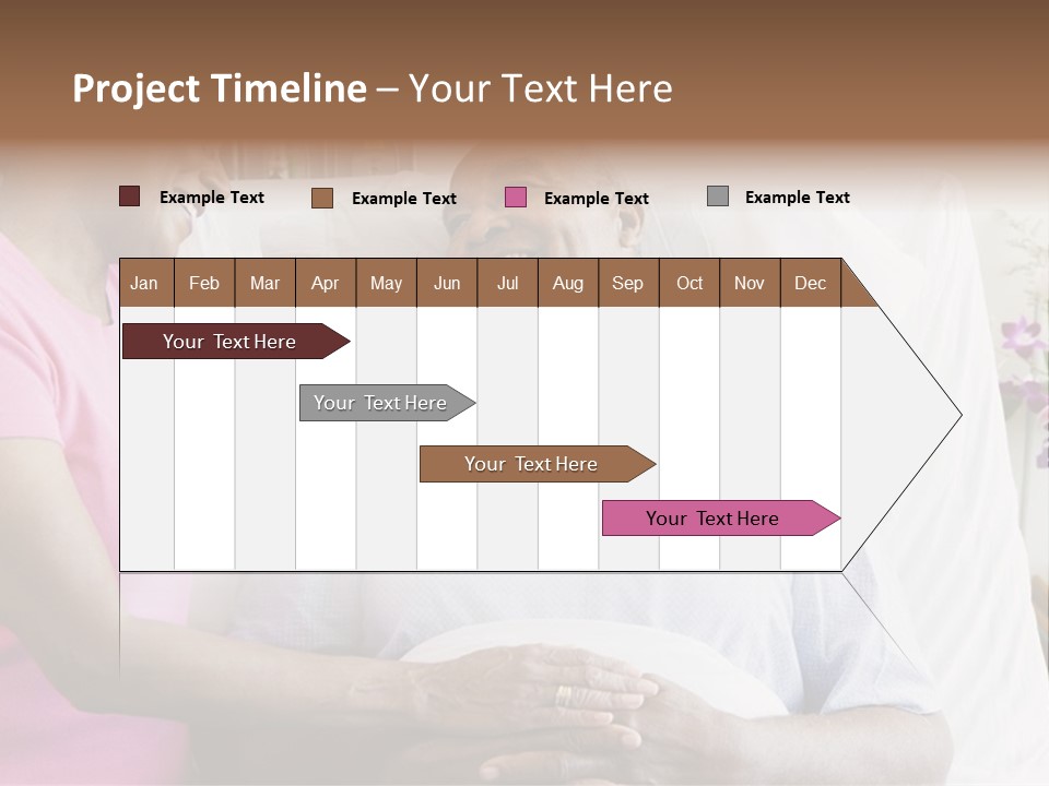 Senior Couple In Hospital Room PowerPoint Template