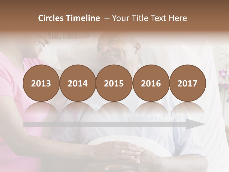 Senior Couple In Hospital Room PowerPoint Template