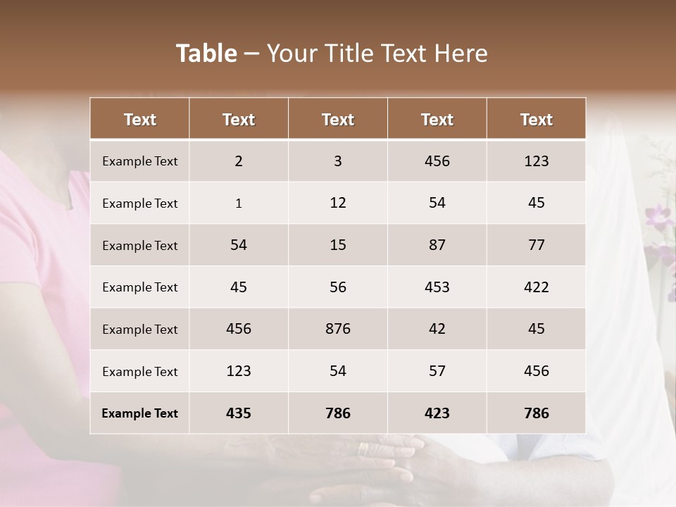 Senior Couple In Hospital Room PowerPoint Template