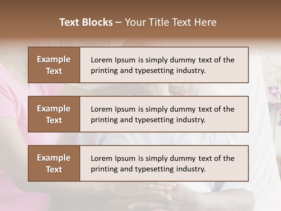 Senior Couple In Hospital Room PowerPoint Template