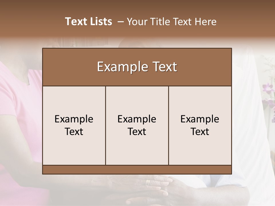 Senior Couple In Hospital Room PowerPoint Template