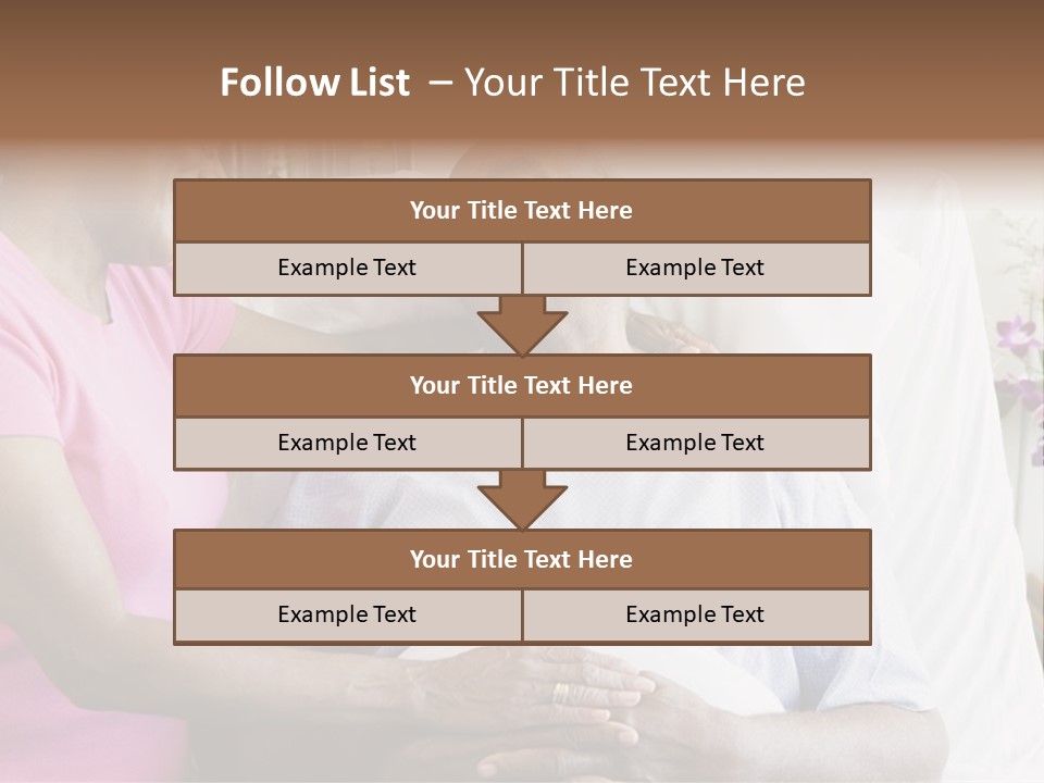 Senior Couple In Hospital Room PowerPoint Template