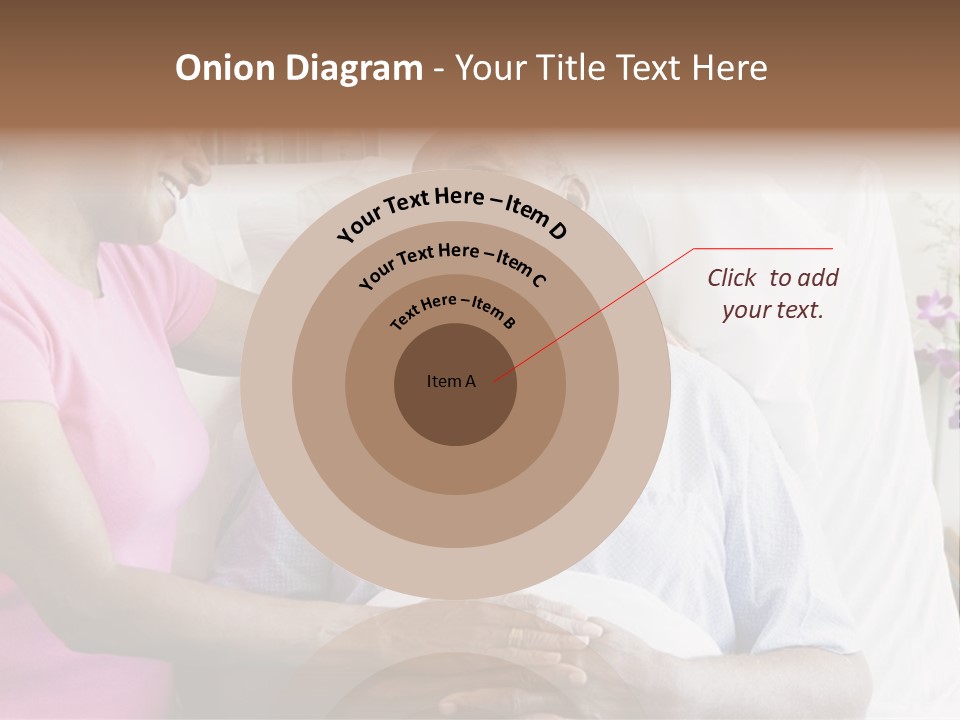 Senior Couple In Hospital Room PowerPoint Template