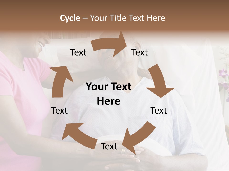 Senior Couple In Hospital Room PowerPoint Template