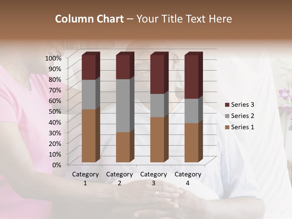 Senior Couple In Hospital Room PowerPoint Template