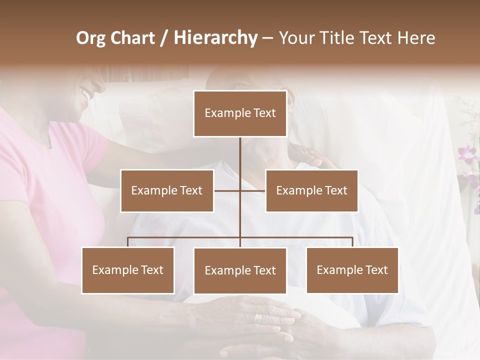 Senior Couple In Hospital Room PowerPoint Template
