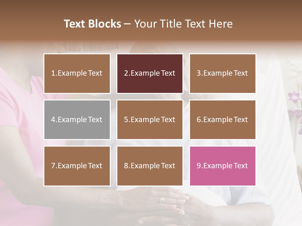 Senior Couple In Hospital Room PowerPoint Template