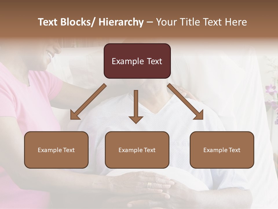 Senior Couple In Hospital Room PowerPoint Template