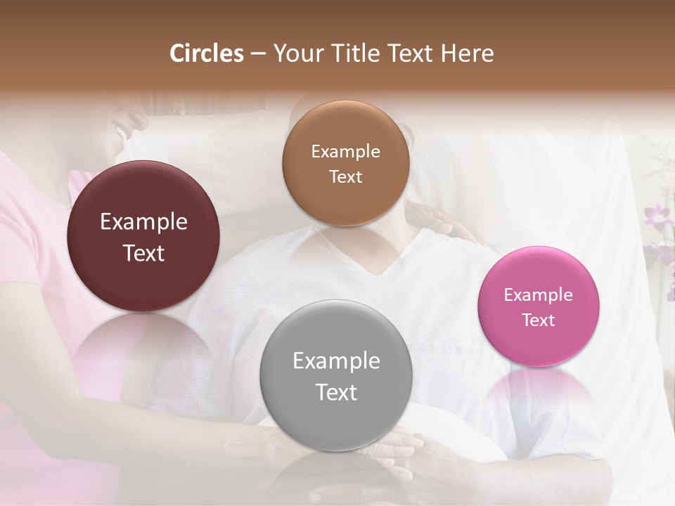 Senior Couple In Hospital Room PowerPoint Template