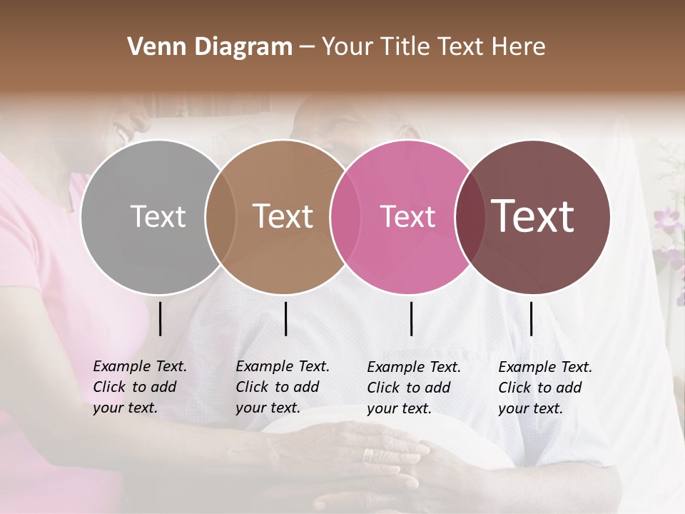 Senior Couple In Hospital Room PowerPoint Template