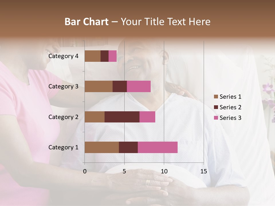 Senior Couple In Hospital Room PowerPoint Template