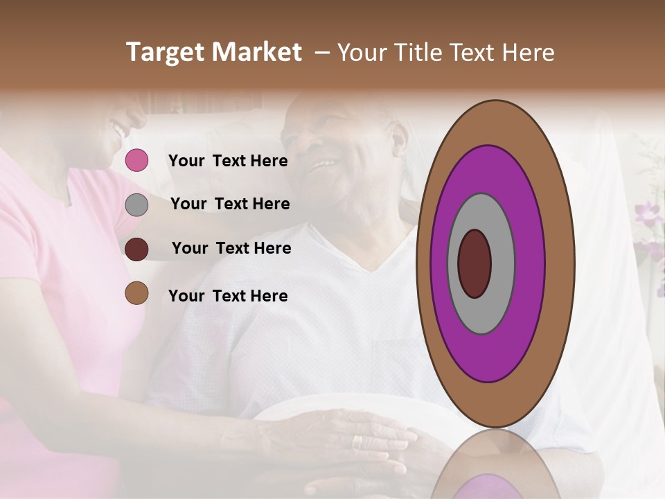 Senior Couple In Hospital Room PowerPoint Template