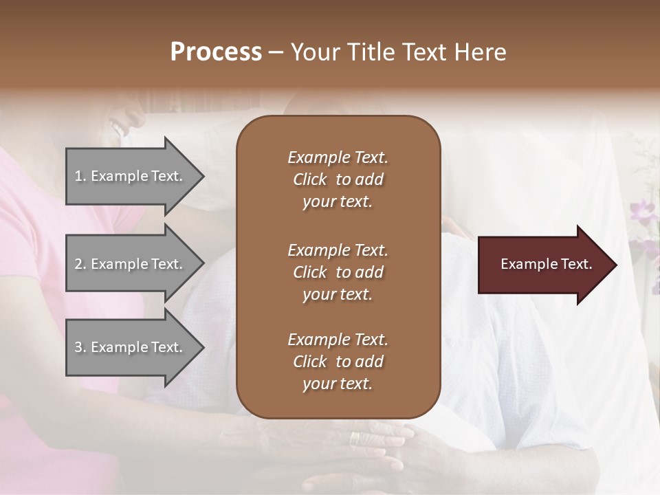 Senior Couple In Hospital Room PowerPoint Template
