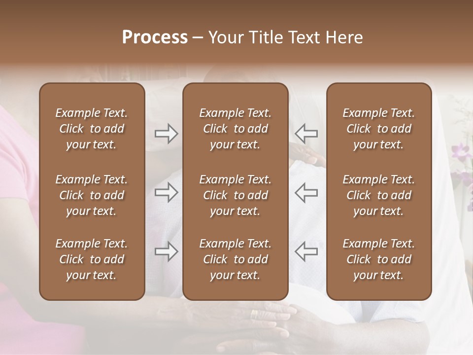 Senior Couple In Hospital Room PowerPoint Template