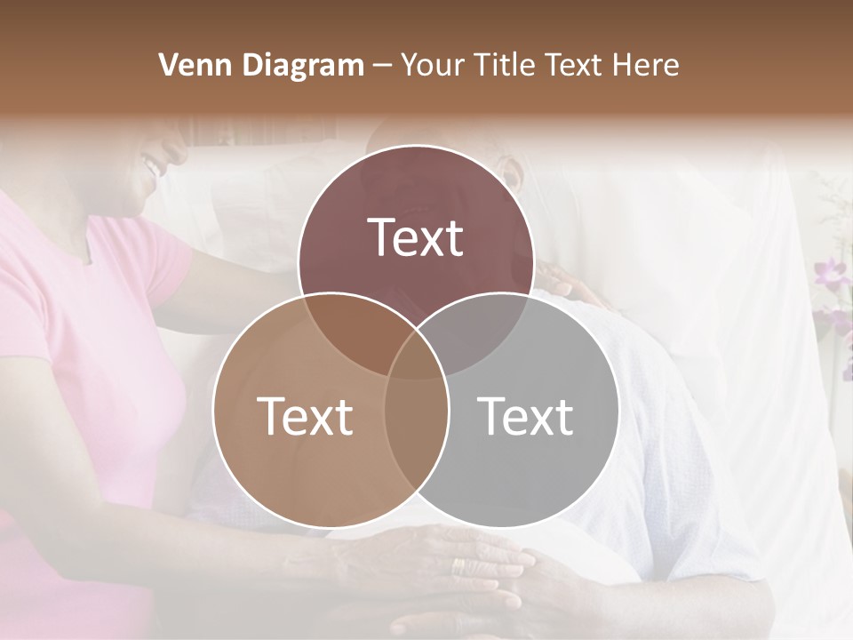 Senior Couple In Hospital Room PowerPoint Template