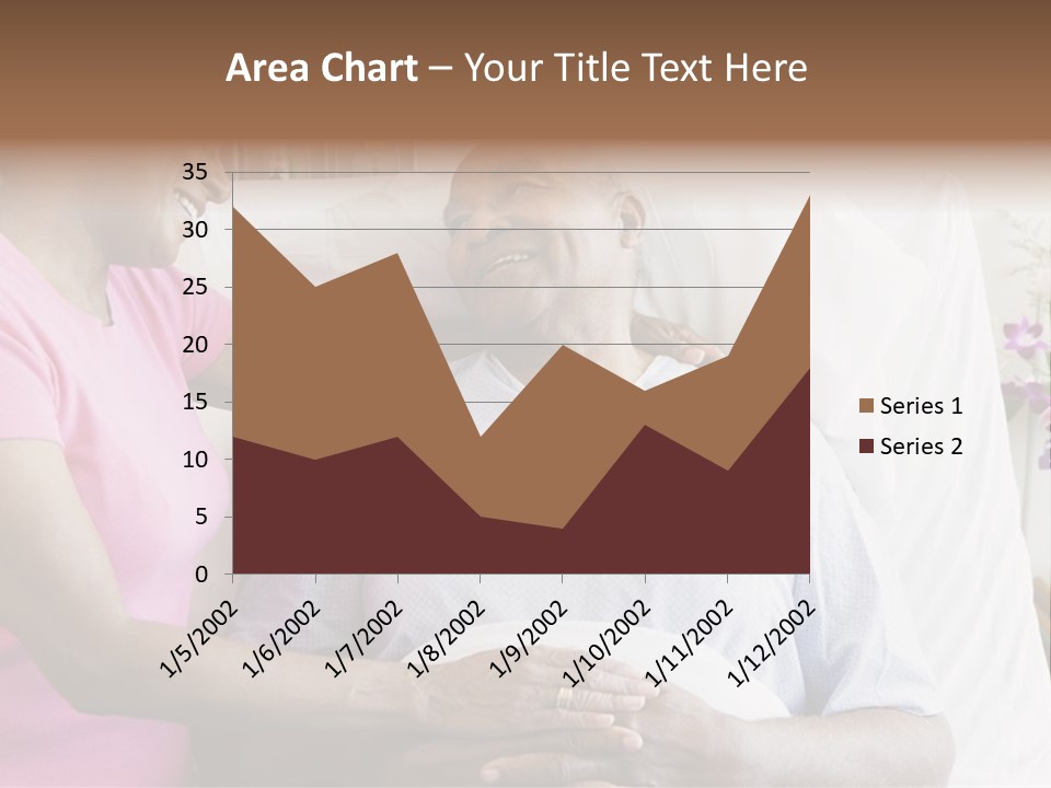 Senior Couple In Hospital Room PowerPoint Template
