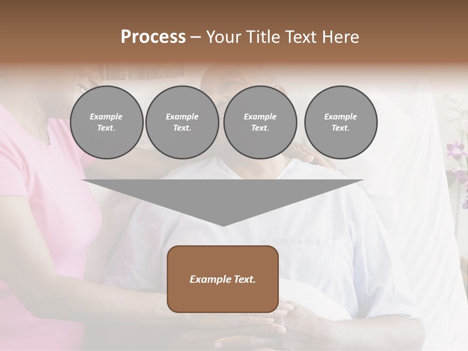 Senior Couple In Hospital Room PowerPoint Template