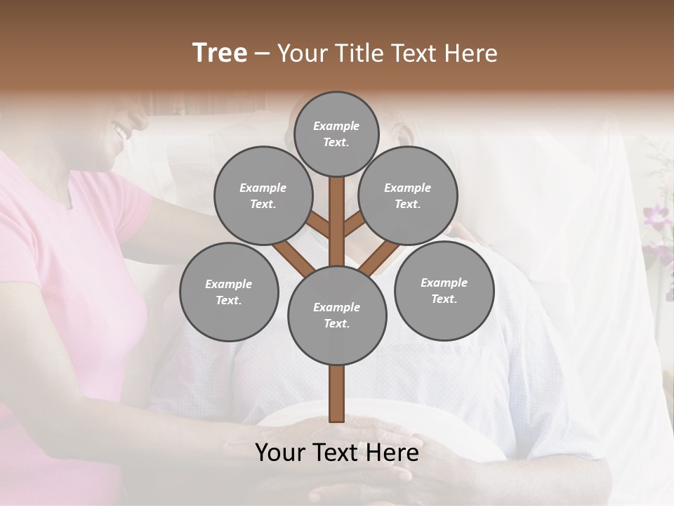 Senior Couple In Hospital Room PowerPoint Template