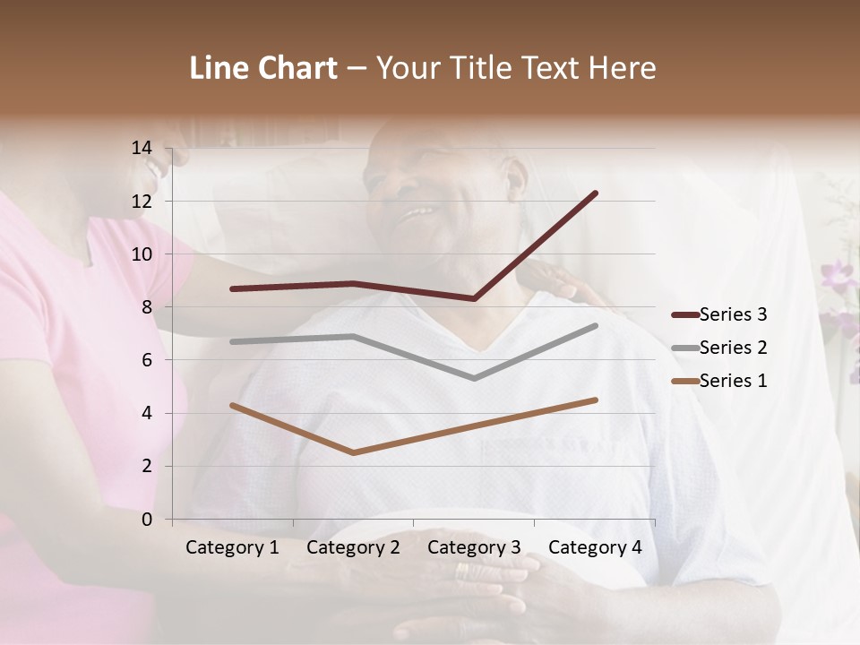 Senior Couple In Hospital Room PowerPoint Template