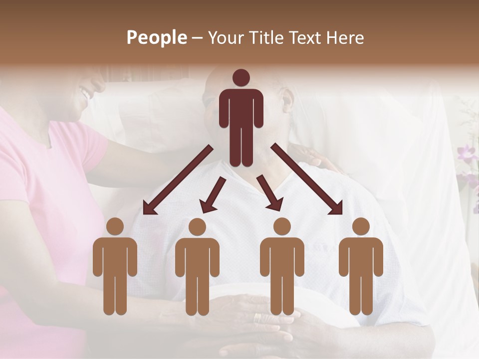 Senior Couple In Hospital Room PowerPoint Template