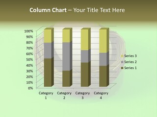 Nest And Egg On Green Background. PowerPoint Template