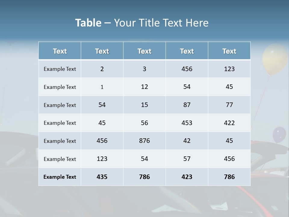 Used Car Sales PowerPoint Template