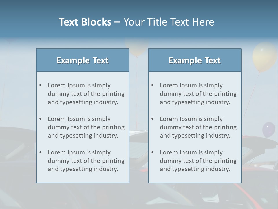Used Car Sales PowerPoint Template